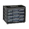 Raaco HandyBox 55 Professional Engineers Service Case Holder complete with 4 Service Cases 136242