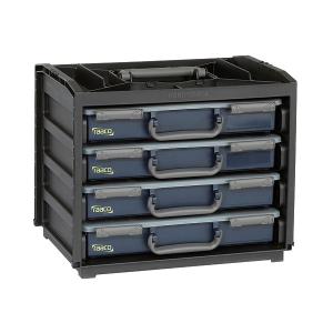 Raaco HandyBox 55 Professional Engineers Service Case Holder complete with 4 Service Cases 136242